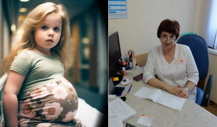 Мати привела маленьку донечку з великим животом до жіночого лікаря … Лікар аж зблід – коли зрозумів, що трапилося!