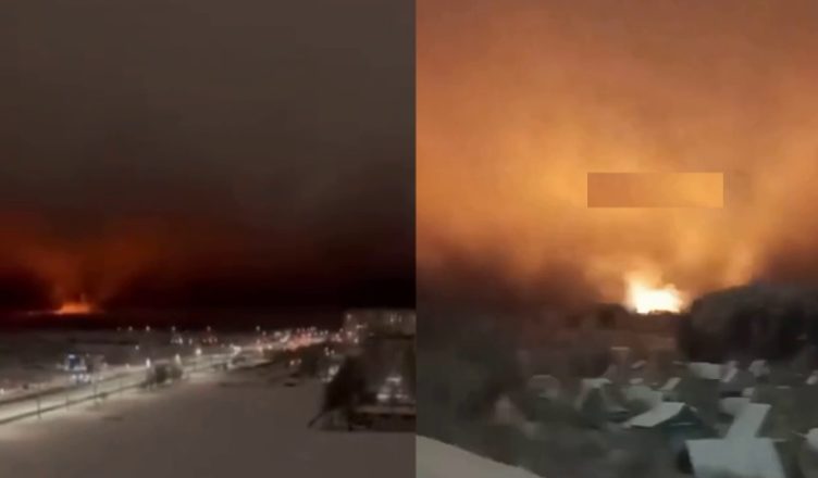 Пряме попадання! Вσгнем охоплено всю eлeктpoпiдcтaнцiю: жuтeлi повідомляють про пσтyжнi вuбyxu. Фoтo, Biдeo