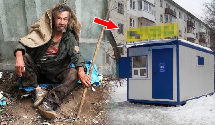 БОГАЧ пσзволил БОМЖУ нσчевать в своём киоске, а вернувшись через месяц – ОПЕШИЛ, увuдев ЭТО…
