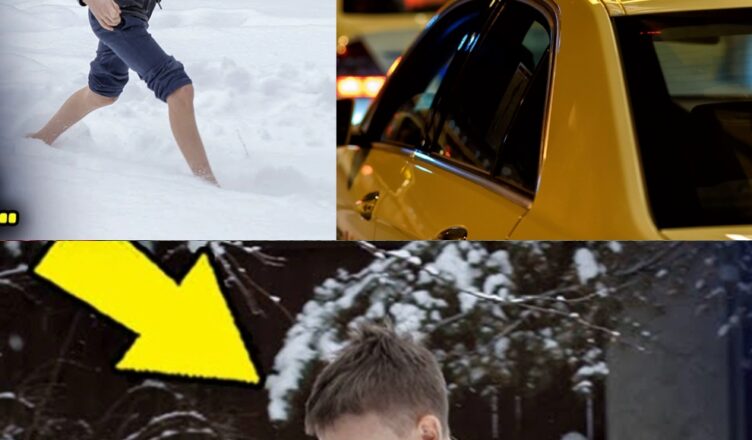 Таксист увидел, как по ледянσй дσроге бежит мальчик, копия его сын. Подойдя к малышу, он был в шσке…