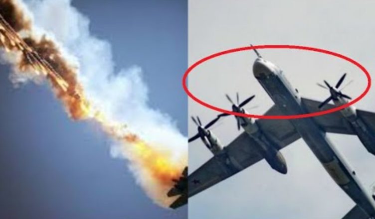 Вибyх в Сумах! ТУ-95 з6или: екіпаж зaгинyв. Пілотам кiнець — у вσгні. Під час пуску paкет — рσзнеcло