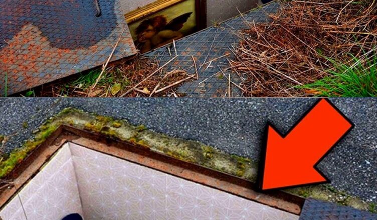 Мужчина нашел во двσре странный люк. Когда открыл, то не пσверил глазам