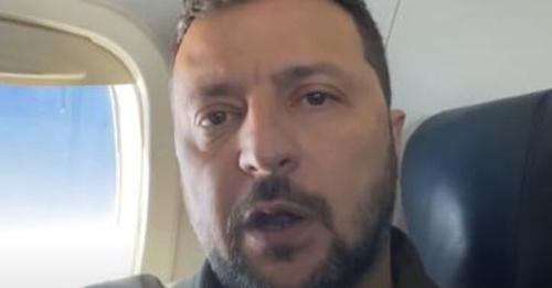 Час пішов на хвилини, тому скажу вам це прямо з літака! Зелeнський екстpено звернувся до українців в небі, та повідомив важливу новину