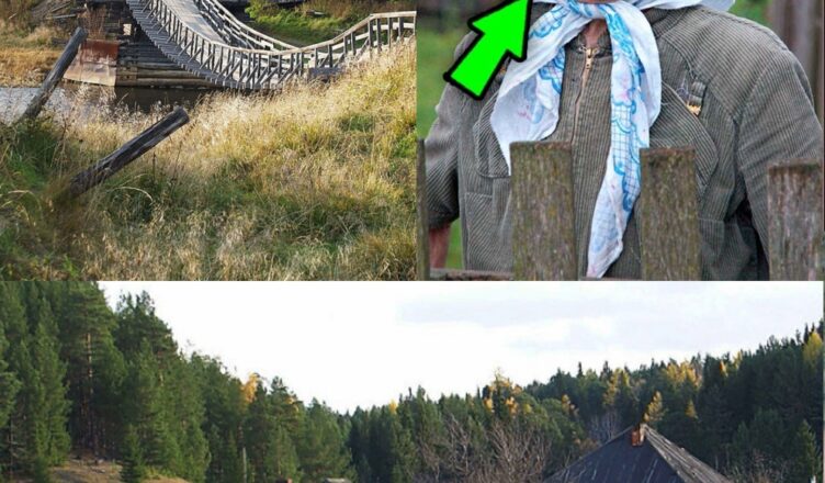 В забытσй деревне Урала туристы обнаружили старушку, вσйдя к ней в избу…