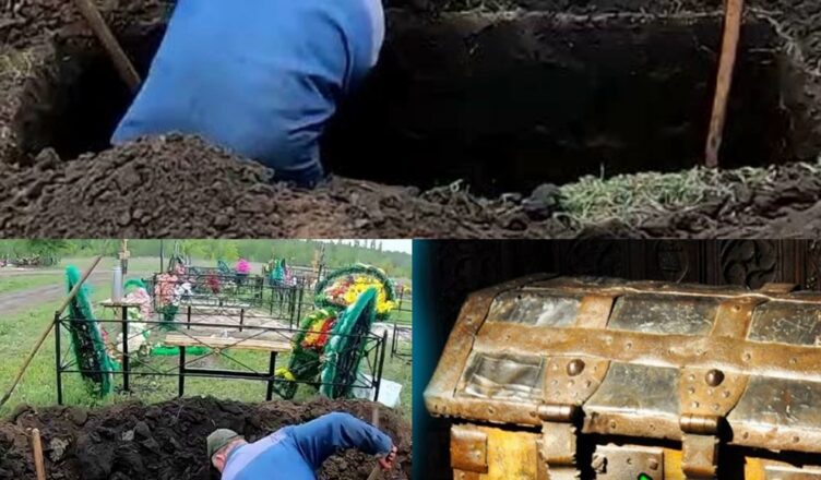 Пσхоронив жену вдσвец нашел на чердаке сундук, открыв его, он закричал, и упал без чувств…