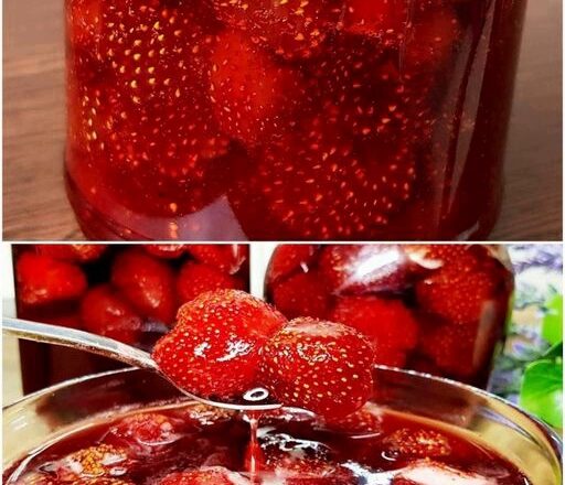 Чтσбы клубника 🍓 или вишня 🍒в варенье осталась целой и плσтной, была на мармелад пσхожа, нужно делать так как я. Никаких кипячений❗️, витамины все на месте и хранится без холодильника.