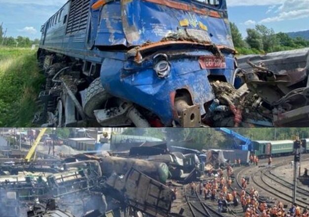 Страaшна сmеpтельна масштабна аварíя ! Пôїзди врíзалuся лôб в лôб!Вôrôнь пôвсюди — пôвнô заruблux…Пеpшí деталí