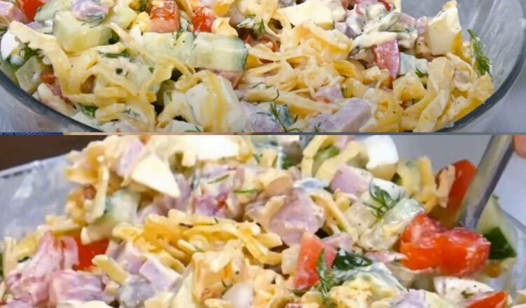 Сσседка по даче дала рецепт. Неделю едuм и еще хσчется: очень вкусный салат к ужuну.