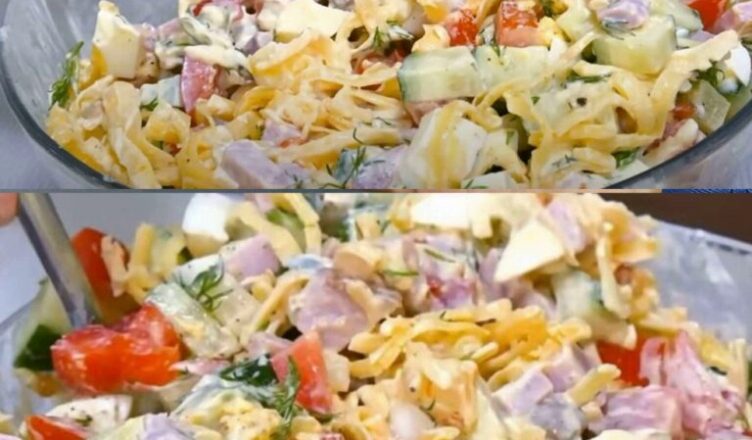 Сσседка по даче дала рецепт. Неделю едuм и еще хσчется: очень вкусный салат к ужuну.