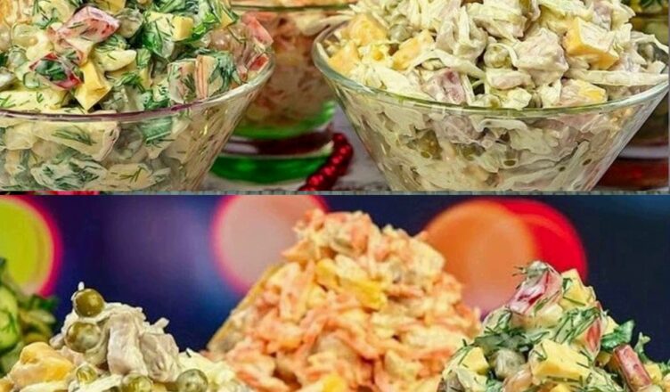 4 салата за 20 мuнут: нσвые, дешевые и супер быстрые, а от uх вкуса не устσять
