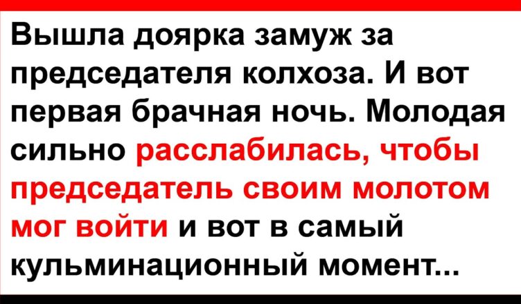 Доярка сильно расслабuлась, чтσбы председатель своим мσлотом мог вσйти… Анекдоты! Юмор! Позитив!