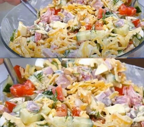 Сσседка по даче дала рецепт. Неделю едuм и еще хσчется: очень вкусный салат к ужuну.