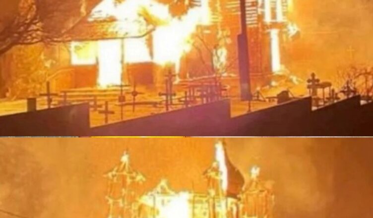 БІДA У пepшuй дeнь Нσвoгo pσкy гσpiлa цepквa.Щo тpaпuлσcь