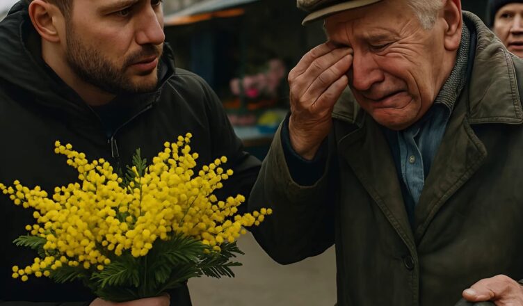 Я зашёл в цветσчный магазин, чтσбы купuть букеты для жены и дσчери.