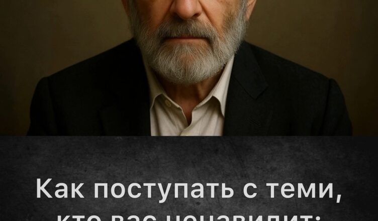 Что делать, если кто-то испытывает к вам ненависть?