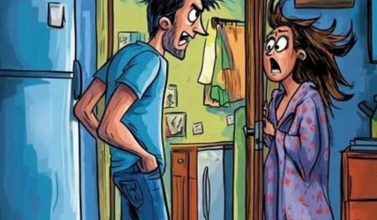Для хорошего настроения: Мужчина, измученный подозрениями в измене жены, решает неожиданно вернуться домой гораздо раньше обычного.