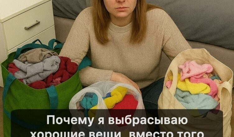 Почему хорошие вещи я не раздаю нуждающимся, а отношу на помойку?
