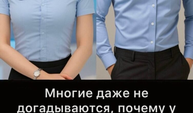 Почему пуговицы на мужских и женских рубашках расположены по-разному?