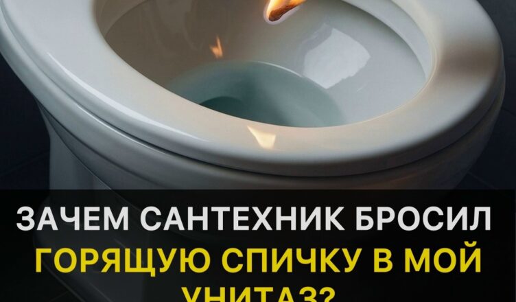 Я была поражена, когда сантехник поджёг спичку и бросил её в унитаз. Но метод действительно сработал — теперь и сама так делаю.