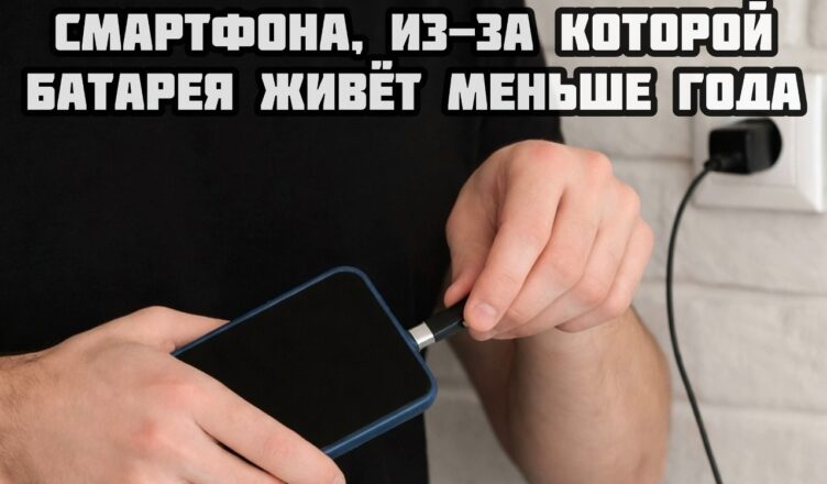 Главная ошибка при зарядке смартфона, из-за которой батарея выходит из строя меньше чем за год.
